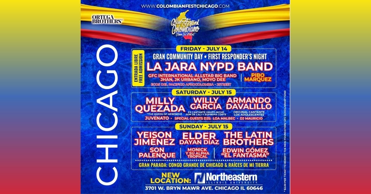 EL GRAN FESTIVAL COLOMBIANO DE CHICAGO LLEGA A SU NOVENA EDICIÓN