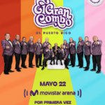 El Gran Combo de Puerto Rico llega por primera vez al Movistar Arena para celebrar 64 años de aniversario