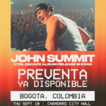 JOHN SUMMIT LLEGA A BOGOTÁ EL 10 DE SEPTIEMBRE DE 2026 Y ABRE EL REGISTRO PARA SU PREVENTA OFICIAL