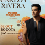 CARLOS RIVERA REGRESA A COLOMBIA CON ¡VIDA MÉXICO! TOUR EL ARTISTA MEXICANO SE PRESENTARÁ EL PRÓXIMO 2 DE OCTUBRE EN EL MOVISTAR ARENA DE BOGOTÁ. 