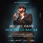La poesía vuelve a llenar teatros: Miguel Gane regresa a Colombia.