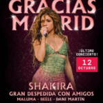 ¡GRACIAS, MADRID! SHAKIRA CELEBRA UN ÚLTIMO CONCIERTO EL 12 DE OCTUBRE, RODEADA DE AMIGOS